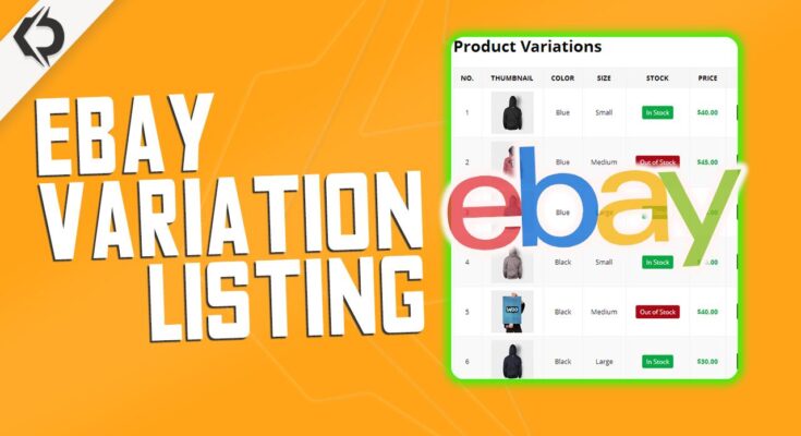 How to Create a Listing with Variations on eBay